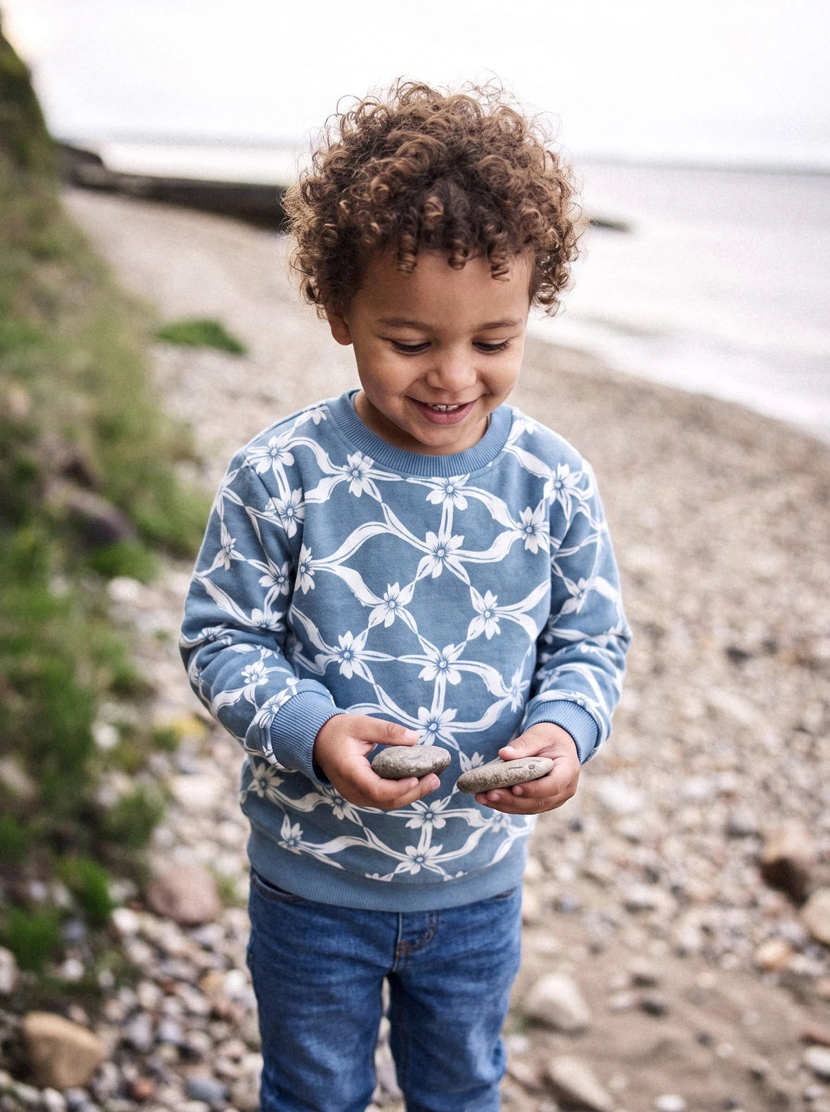 Print Sweatshirt and Pants