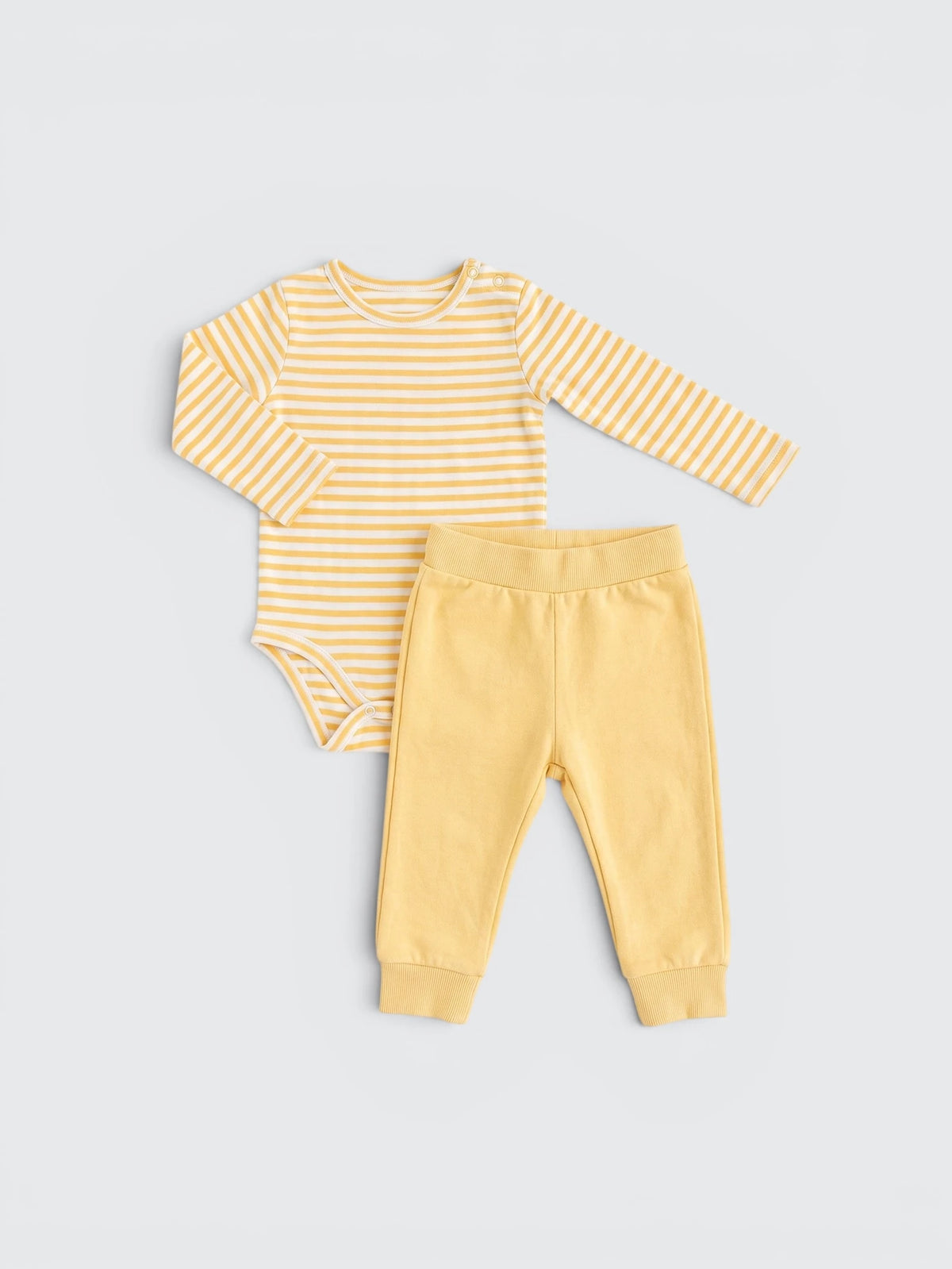 Striped Bodysuit & Leggings Set