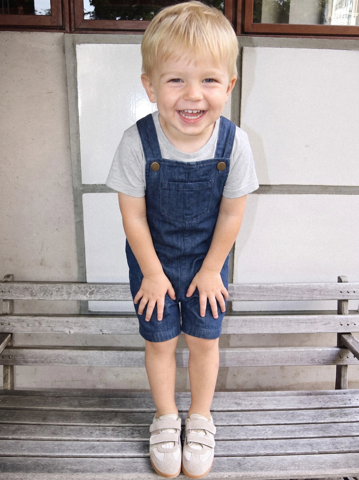 Denim Short Dungarees