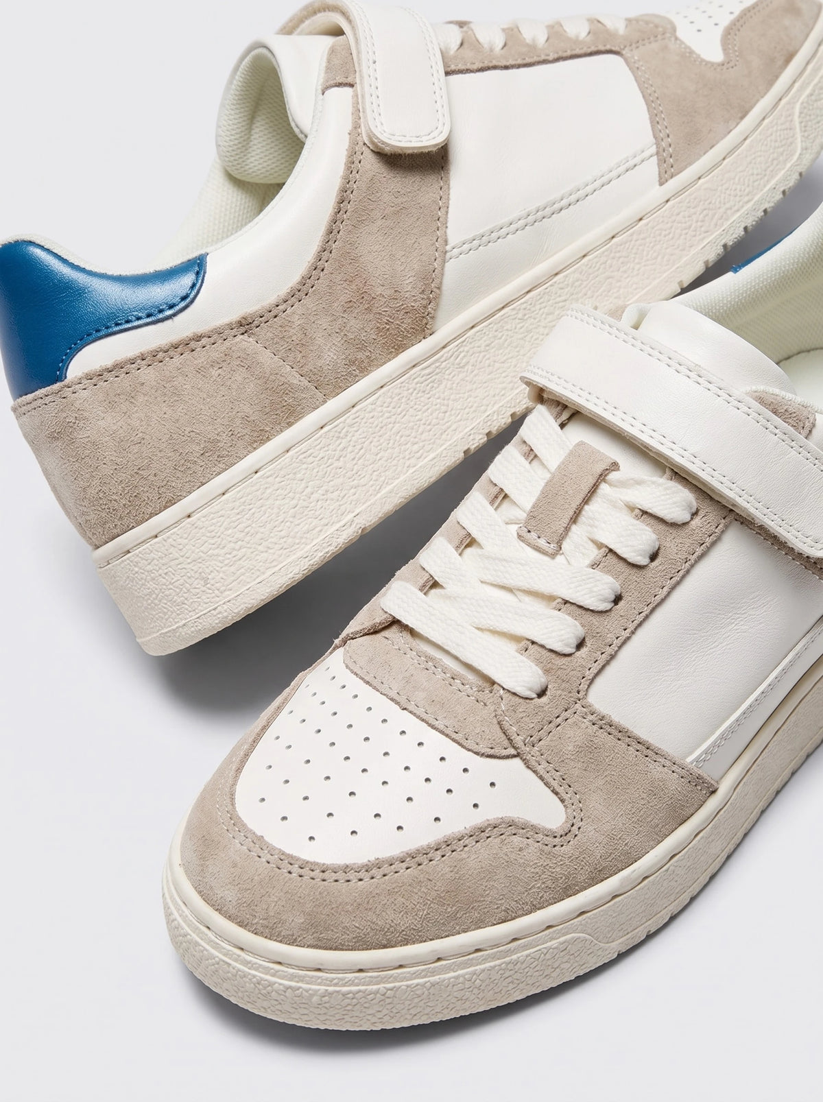 Retro Court Strap Sneakers