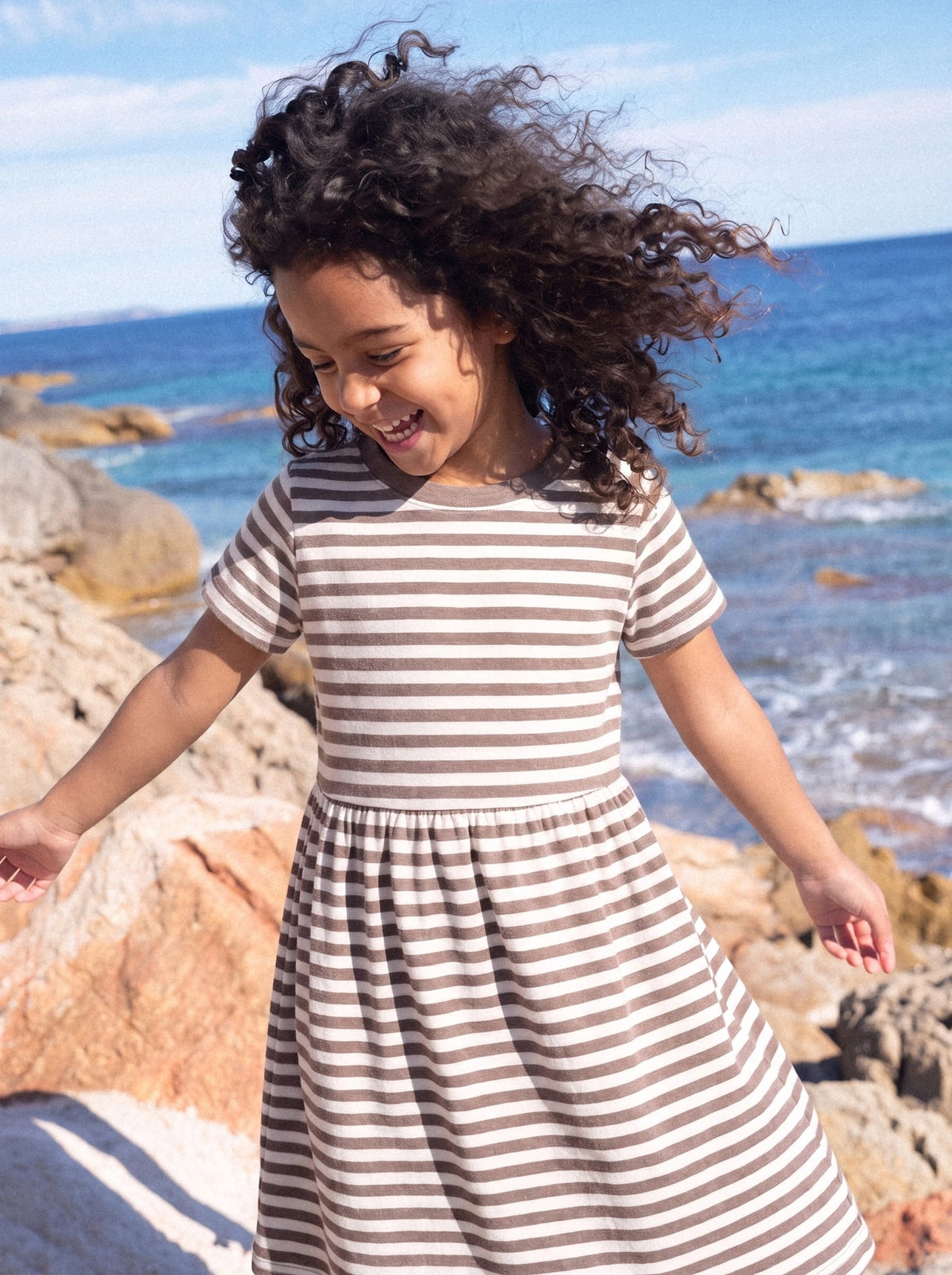 Stripe Jersey Dress